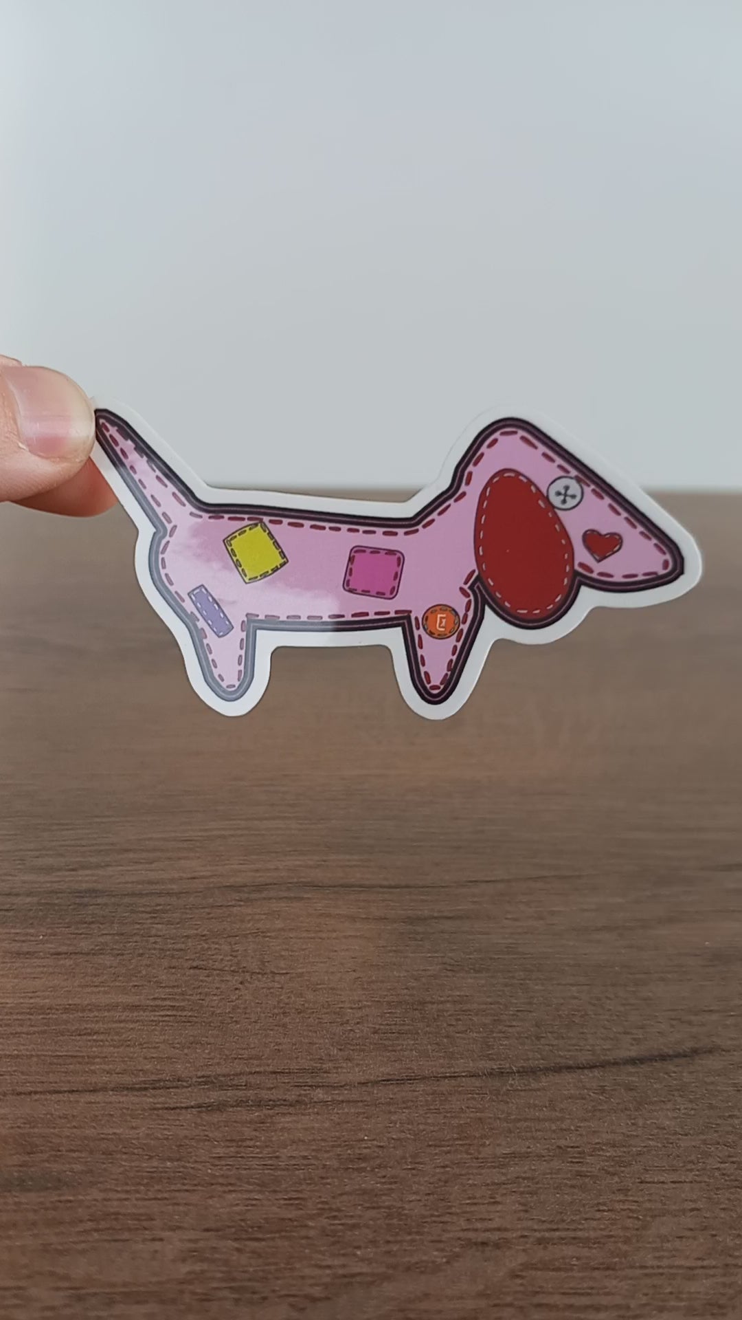 Wiener Dog Temporary Tattoo by KJ