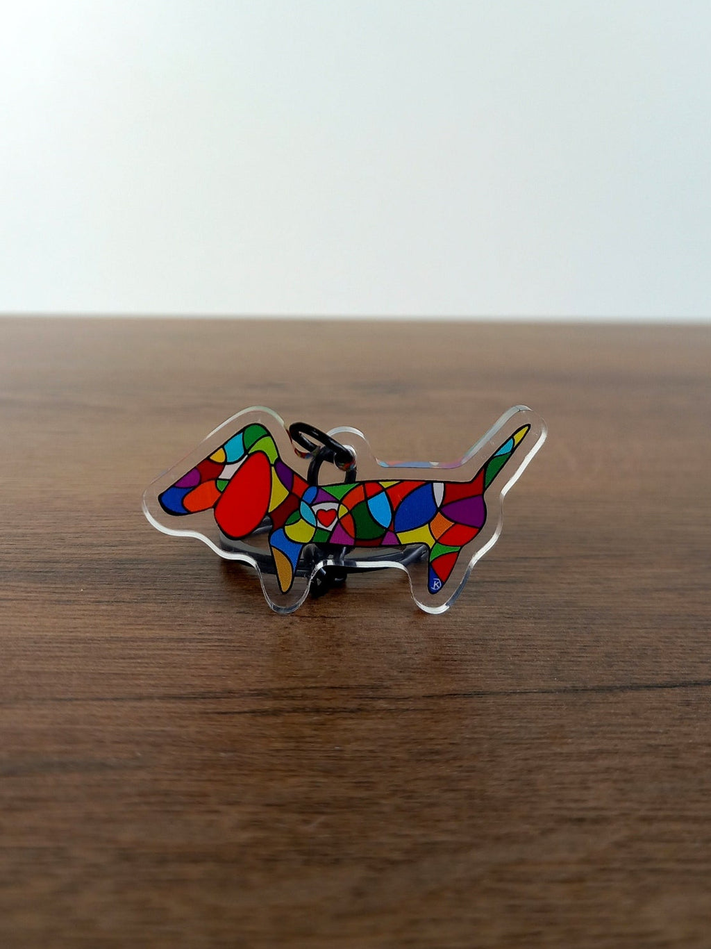 Acrylic dog Keychain by KJ