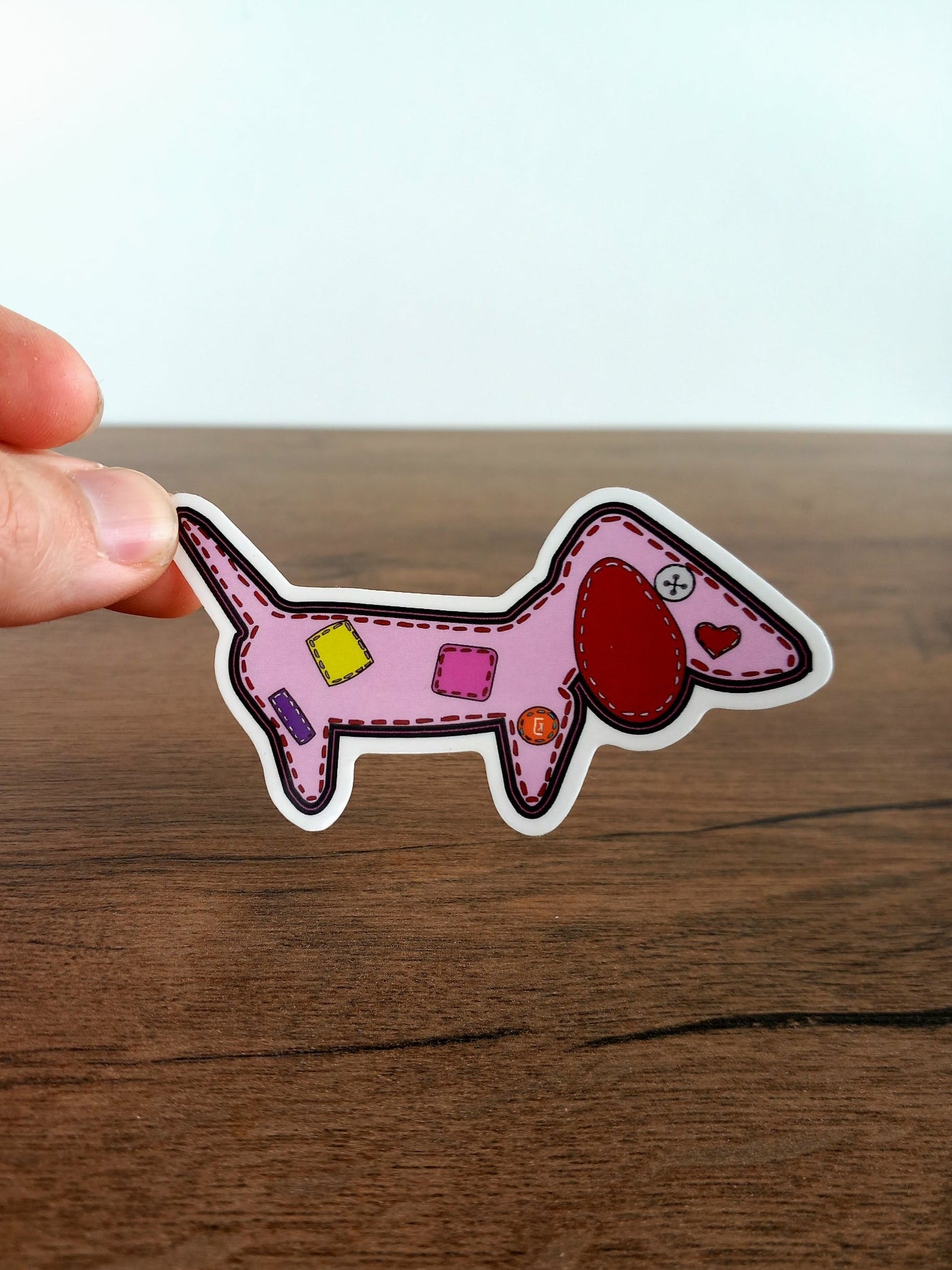 Wiener Dog Temporary Tattoo by KJ
