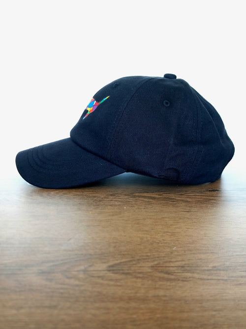 Black custom baseball cap